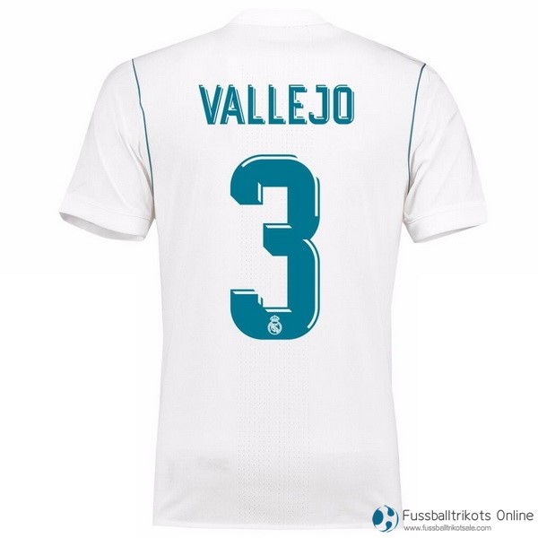 Real Madrid Trikot Heim Vallejo 2017-18 Fussballtrikots Günstig